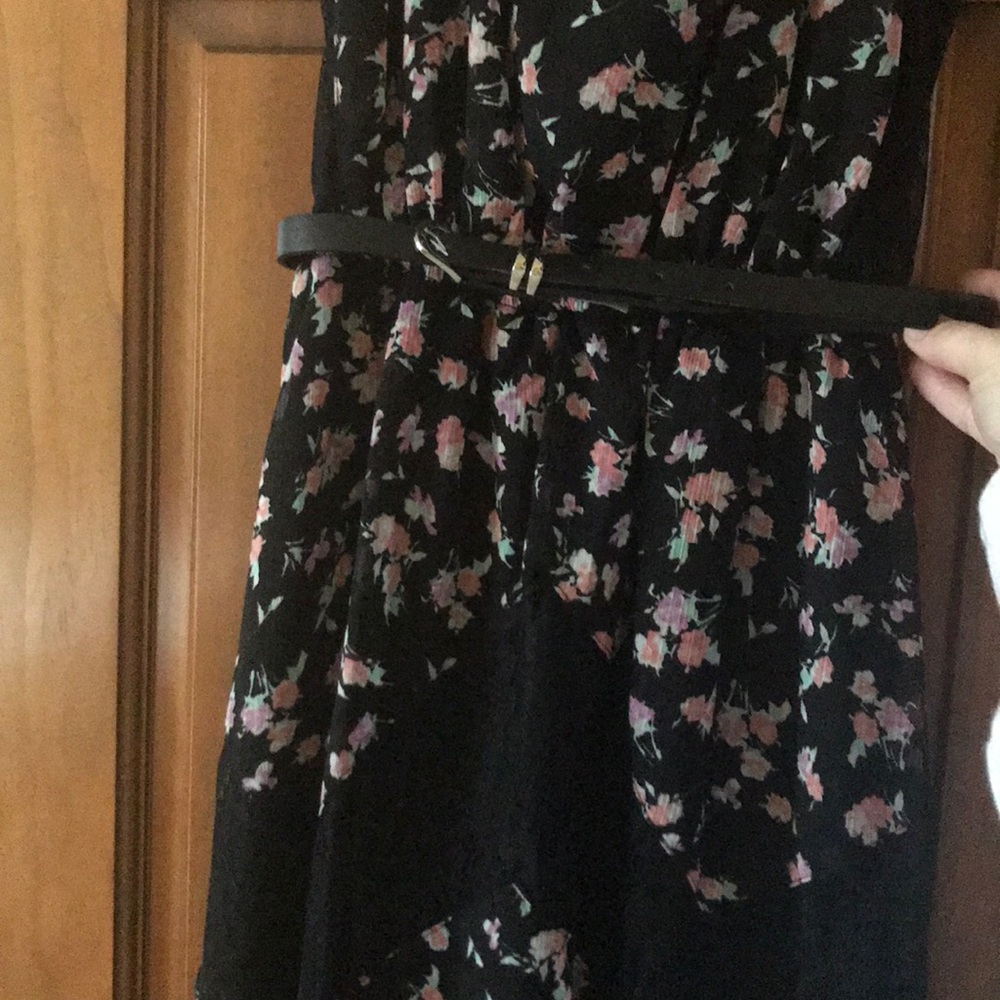 NWT Black Floral Maxi Dress - Picture 4 of 8